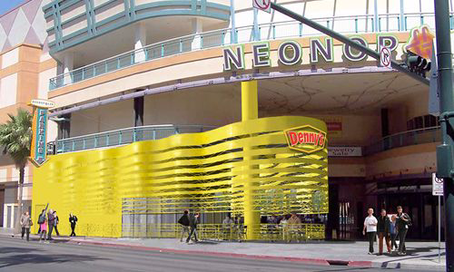 Denny's Las Vegas' Neonopolis exterior