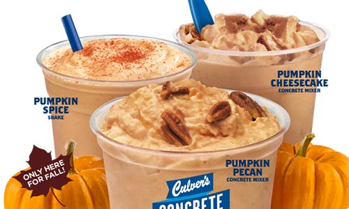 Culver's Decadent Pumpkin Treats Return for a Limited Time Culver's Decadent Pumpkin Treats Return for a Limited Time