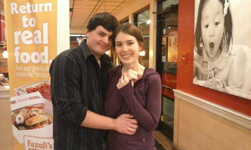 Pop the Question at Fazoli's Valentine's Day