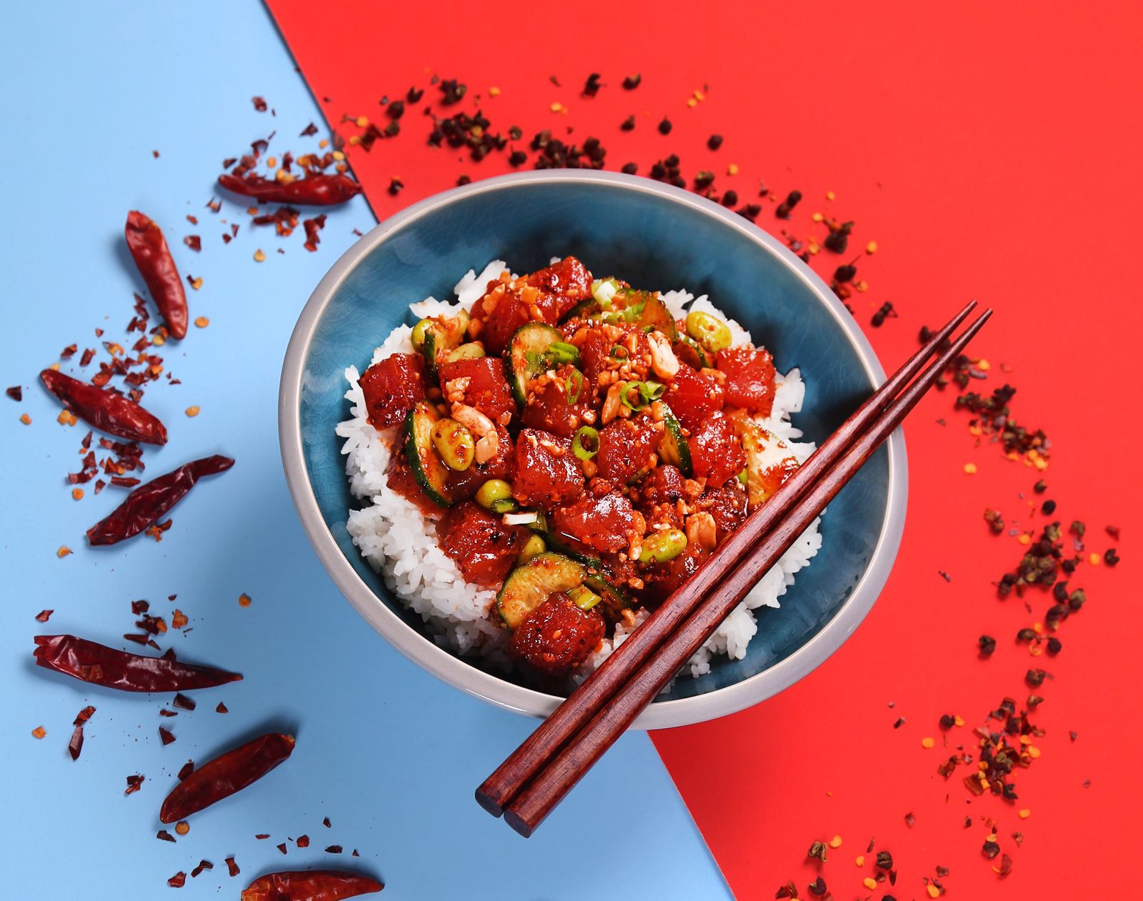 Pokeworks Releases New Sichuan Bowl, Sparks Spicy Sensation