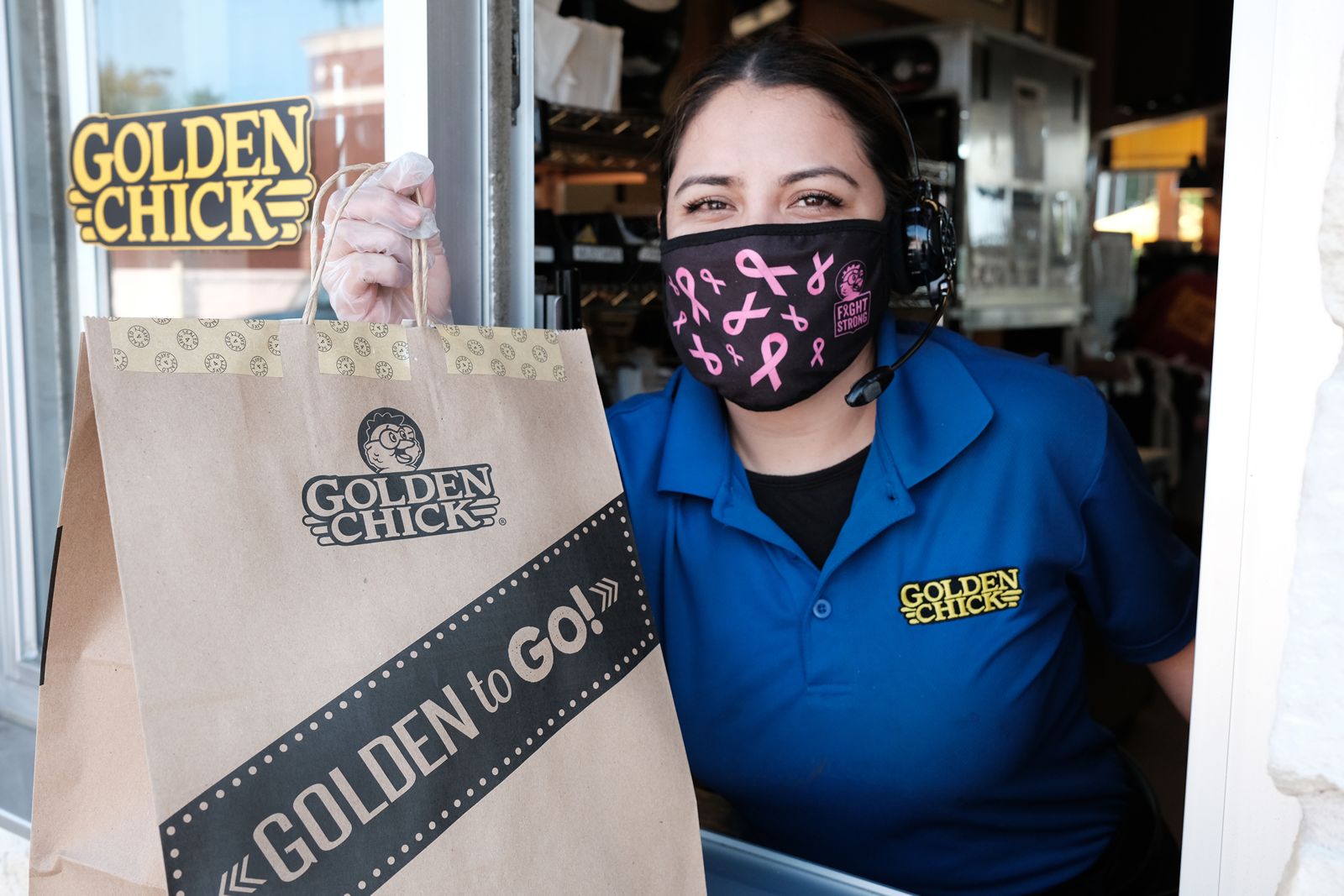 Golden Chick Donates $15,040 To The National Breast Cancer Foundation
