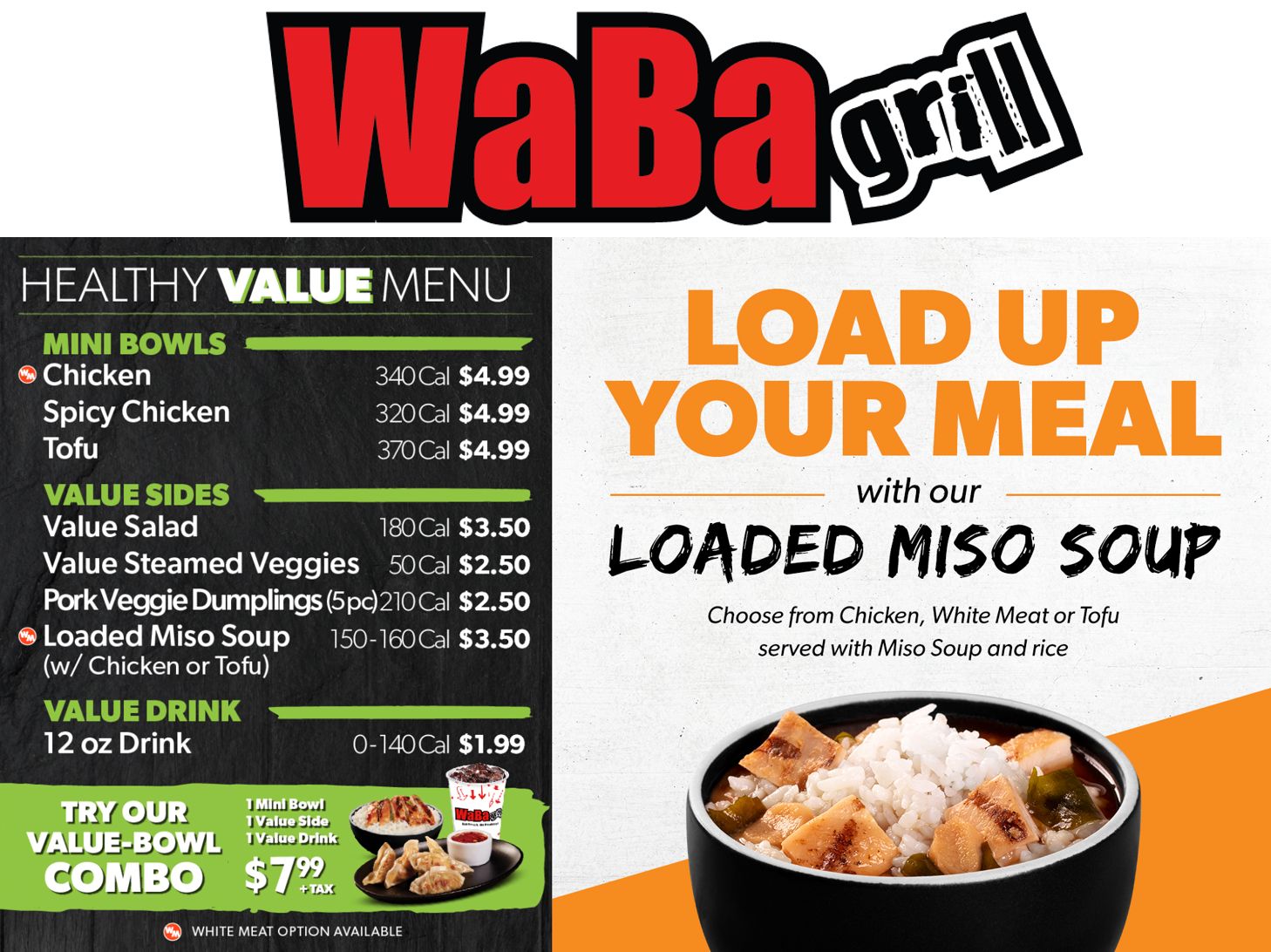 Healthy Deals Are On The Menu At WaBa Grill RestaurantNewsRelease