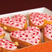 Eat Your Hearts Out! This Valentine's Day, Dunkin' Donuts Introduces Cupid's Choice Heart-Shaped Donuts