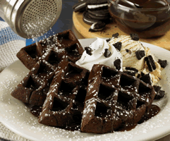 Outback Steakhouse OREO Cookies 'N Cream Waffles