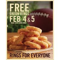 BURGER KING Kicks off Championship Weekend by Giving Away Free Onion Rings to Fans Nationwide on Feb. 4th and 5th