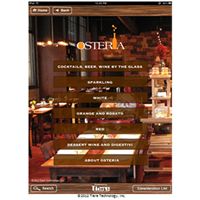 Marc Vetri's Osteria Restaurant Introduces Tiare Technology Wireless WineList System to Showcase Regional Italian Wine Offerings
