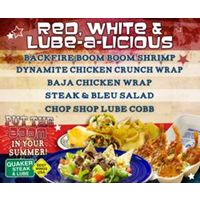 Quaker Steak & Lube Puts the Boom in Your Summer With Red, White & Lube-A-Licious Limited Time Offer