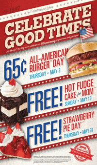 Shoney's Celebrates 65 Years with Three Exciting Dining Events in May!