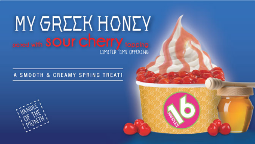 16 Handles Expands Flavor Menu With 'My Greek Honey'