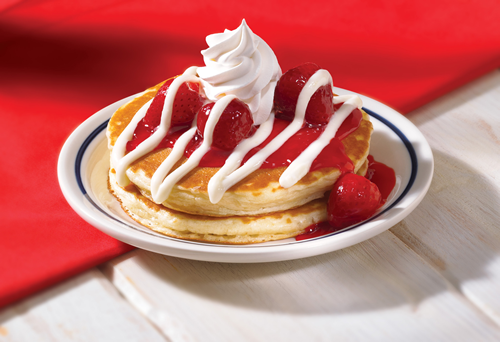 IHOP Sweet Strawberry Pancakes