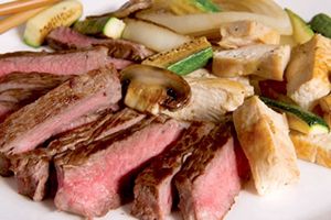 Benihana July Chef's Special - Shrimp & Chicken for Two, Hibachi Tuna for One Benihana's Hibachi Steak and Chicken for Two