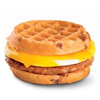 Breakfast Waffle Sandwich Wows Waffle Worshipers at Jack in the Box