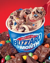Dairy Queen Combines Two American Favorites to Create the M&M'S Brownie Blizzard of the Month for August