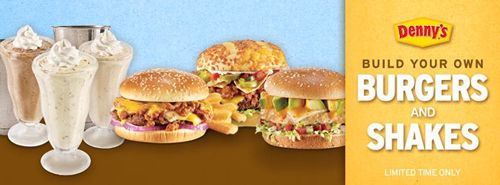 'Build Your Own' Diner Favorites At Denny's