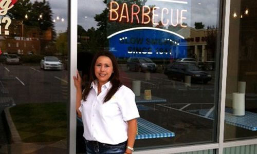 Dickey's Satisfies Barbecue Craving in Olympia, WA Dickey's Barbecue Pit franchise owner Gina Young.
