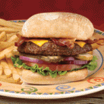 Ground Round Sports Grille Bacon Cheeseburger
