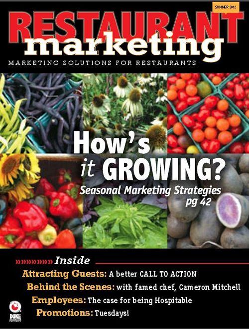 Restaurant Marketing Magazine Summer Issue Sizzles