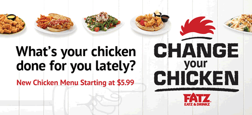 FATZ Gives Guests the Chance to Change Their Chicken FATZ Gives Guests the Chance to Change Their Chicken