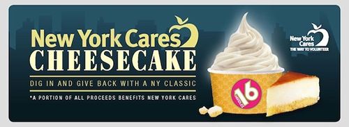 New York Cares Teams With 16 Handles Frozen Yogurt to Show New Yorkers How Delicious Volunteering Can Taste