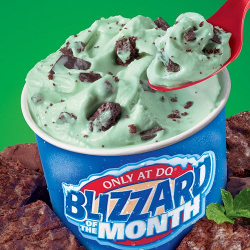 Dairy Queen Elects Choco Mint Brownie as Blizzard of the Month