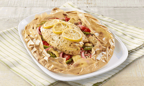 Red Lobster Tilapia with Roasted Vegetables