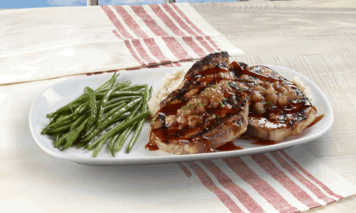 Red Lobster Wood-Grilled Pork Chops