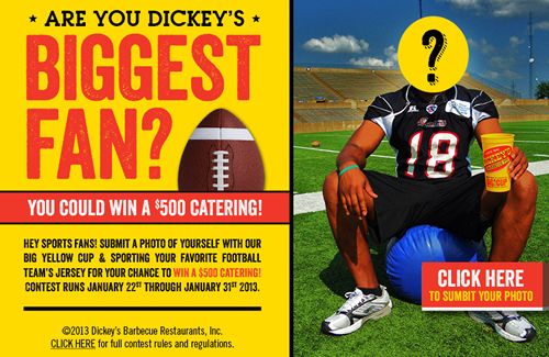 Dickey's Barbecue Gets Social for the Big Game Dickey's Barbecue Gets Social for the Big Game