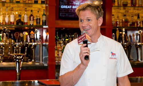 Gordon Ramsay Brings British Invasion to the Las Vegas Strip With a Double-Decker Bus and Traditional British Sunday Roast