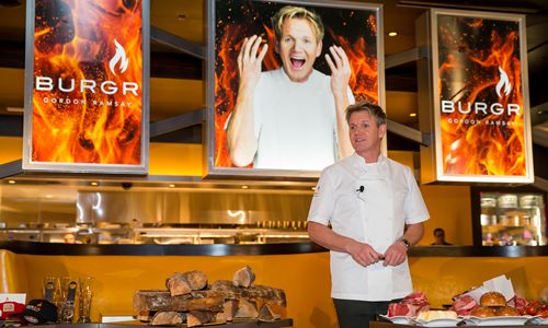 Gordon Ramsay Brings British Invasion to the Las Vegas Strip With a Double-Decker Bus and Traditional British Sunday Roast