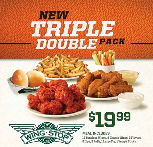 Basketball Fans Score Big With Wingstop Triple Double Pack