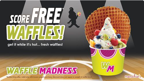 Menchie's Celebrates March Madness with Waffle Giveaway