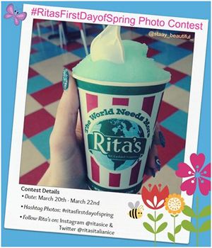 Rita's Italian Ice Announces First Taste of Spring Instagram and Twitter Photo Contest