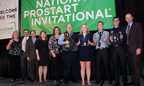 Badger High School from Wisconsin, 1st place winner for the management competition at the 12th annual National ProStart Invitational. National Restaurant Association Educational Foundation Announces Winners of Annual National ProStart Invitational