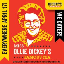 It Doesn't Get Any Sweeter - Dickey's Introduces Miss Ollie's Tea Nationwide