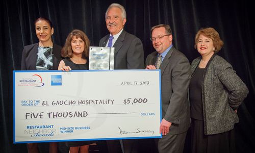 El Gaucho Hospitality National Restaurant Association Educational Foundation Honors Winners of Restaurant Neighbor, Faces of Diversity Awards