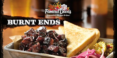 Famous Dave's Unleashes BBQ's Dark Secret: Burnt Ends Revealed Famous Dave's Unleashes BBQ's Dark Secret: Burnt Ends Revealed