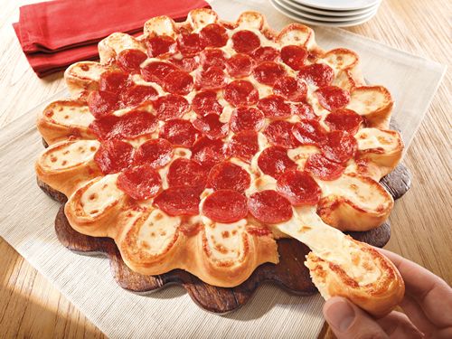 Pizza Hut Crazy Cheesy Crust Pizza