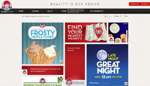 Wendys.com: Going Mobile