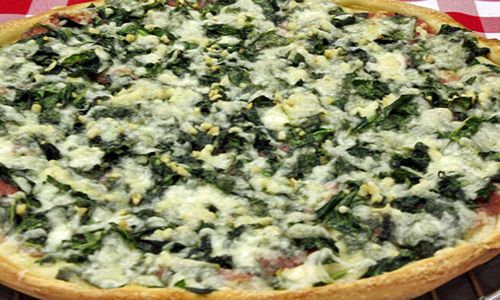 Aurelio's Spinach Genoa Pizza