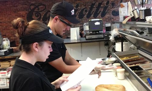 Capriotti's Sandwich Shop Utilizes Google Glass to Enhance Training