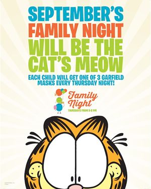 Ryan's, HomeTown Buffet and Old Country Buffet Partner With Cool Cat Garfield For Purr-fect Family Night Promotion This September