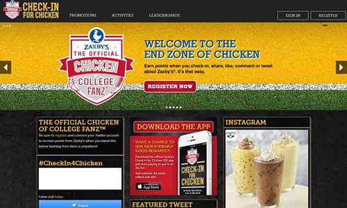 Zaxby's Launches 'Check-In For Chicken' Social Rewards Program and Mobile App