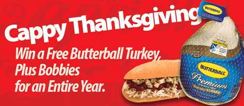 Capriotti's Sandwich Shop Hosts Turkey Giveaway Sweepstakes