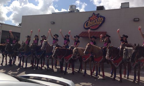 Church's Chicken Drive-Thru in Katy, Texas Welcomes a New Type of Customer
