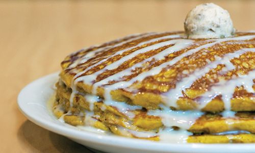 Pumpkin Spice Pancakes are back at Sunny Street Café