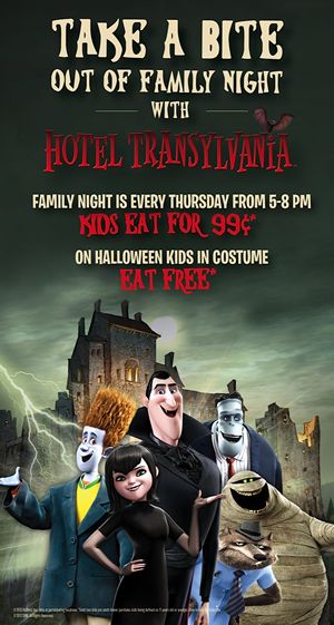 Ryan's, HomeTown Buffet, and Old Country Buffet Celebrate The One Year Anniversary Of Family Night With A Monster Mash In October
