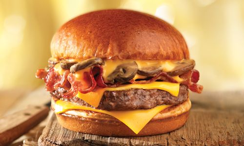 Wendy's Mouthwatering Bacon Portabella Melt Now Served on Brioche Bun
