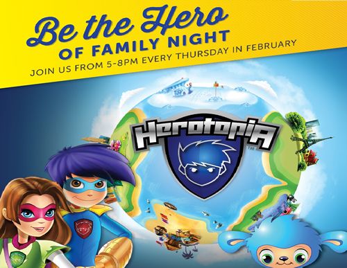 Ryan's, HomeTown Buffet, and Old Country Buffet Partner with Herotopia to Offer Action-Packed Fun for Kids During February