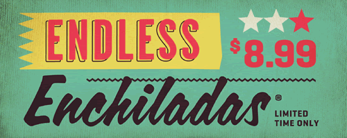 Endless Enchiladas are Back At On The Border