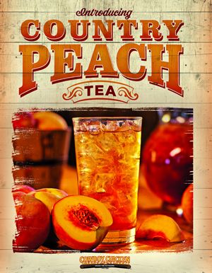 Cowboy Chicken Debuts Country Peach Tea